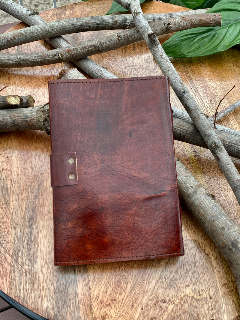 7 Stone Pure Leather Journal  |  Large Journal