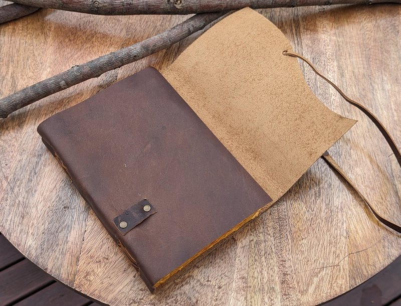 Key Leather Journal | 240 Antique Pages