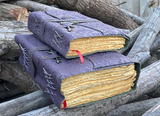 Purple- Embossed Leather Journal
