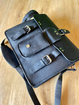 GrassLanders-Au Leather Bag 12" Veg Tanned Leather Satchel | 2 Colours