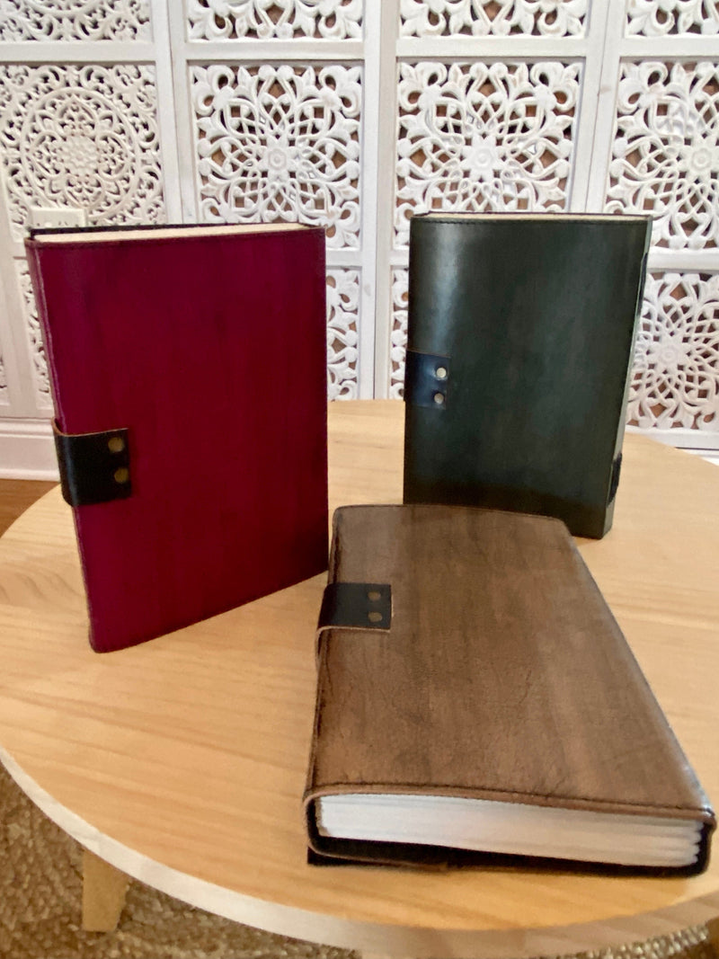 GrassLanders Leather Journal 7 Chakra Leather Journal  | 300 pages (new!)