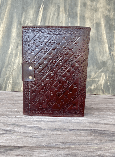 GrassLanders-Au Leather Journal A5 Tree of Life Leather Journal | 5 Stone Choices