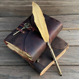 GrassLanders-Au Leather Journal Key Leather Journal | 240 Antique Pages