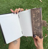 GrassLanders-Au Leather Journal Lined Paper Mythological Leather Journal | Asian Dragon