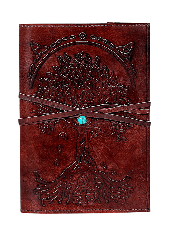 GrassLanders Refillable Tree of Life | Premium A5 Leather Journal