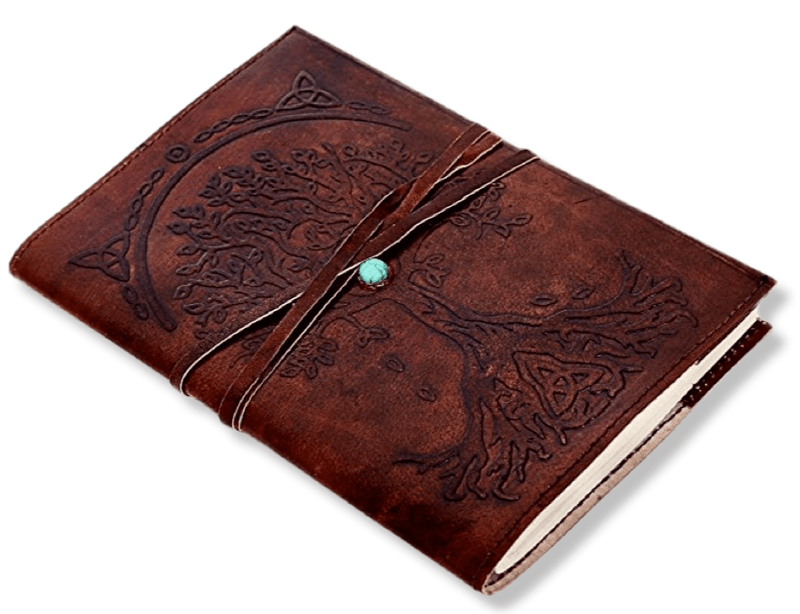 GrassLanders Refillable Tree of Life | Premium A5 Leather Journal